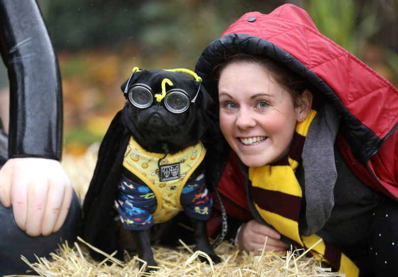 Nikki Stirling from Carnoustie with her pug Chewie.