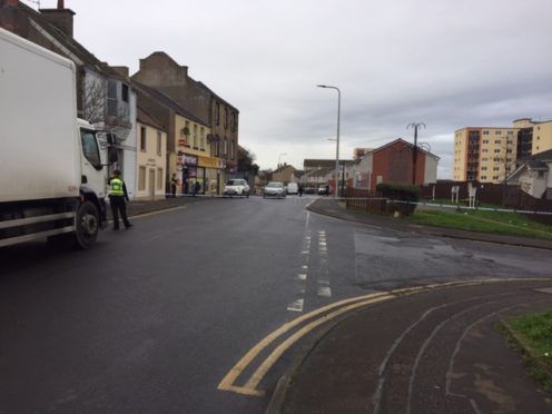 Part of Links Street was cordoned off as police investigated.