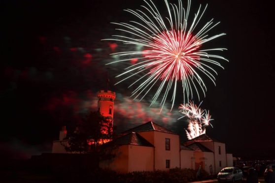 The annual display was staged at Inchcape Park before moving to RM Condor.