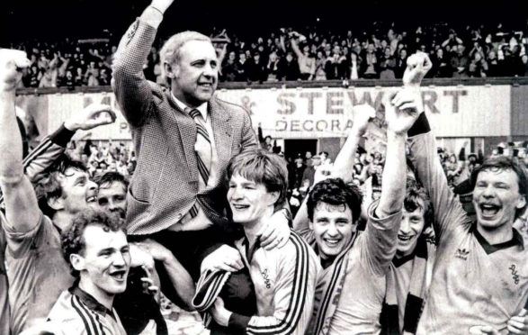 Jim McLean on the day of his greatest triumph.