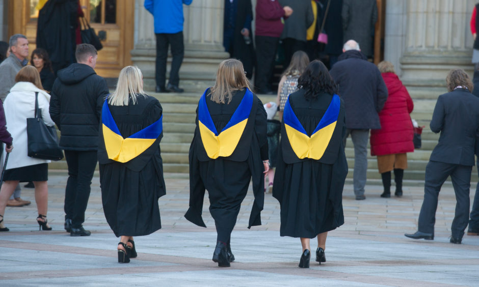 Graduates arrive for the ceremony.
All pictures by Kim Cessford / DCT Media