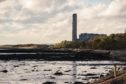 Longannet Power Station, now de commissioned, in Kincardine, Fife.