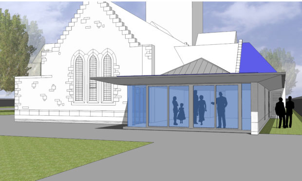 A graphic visualisation of the new community hub.