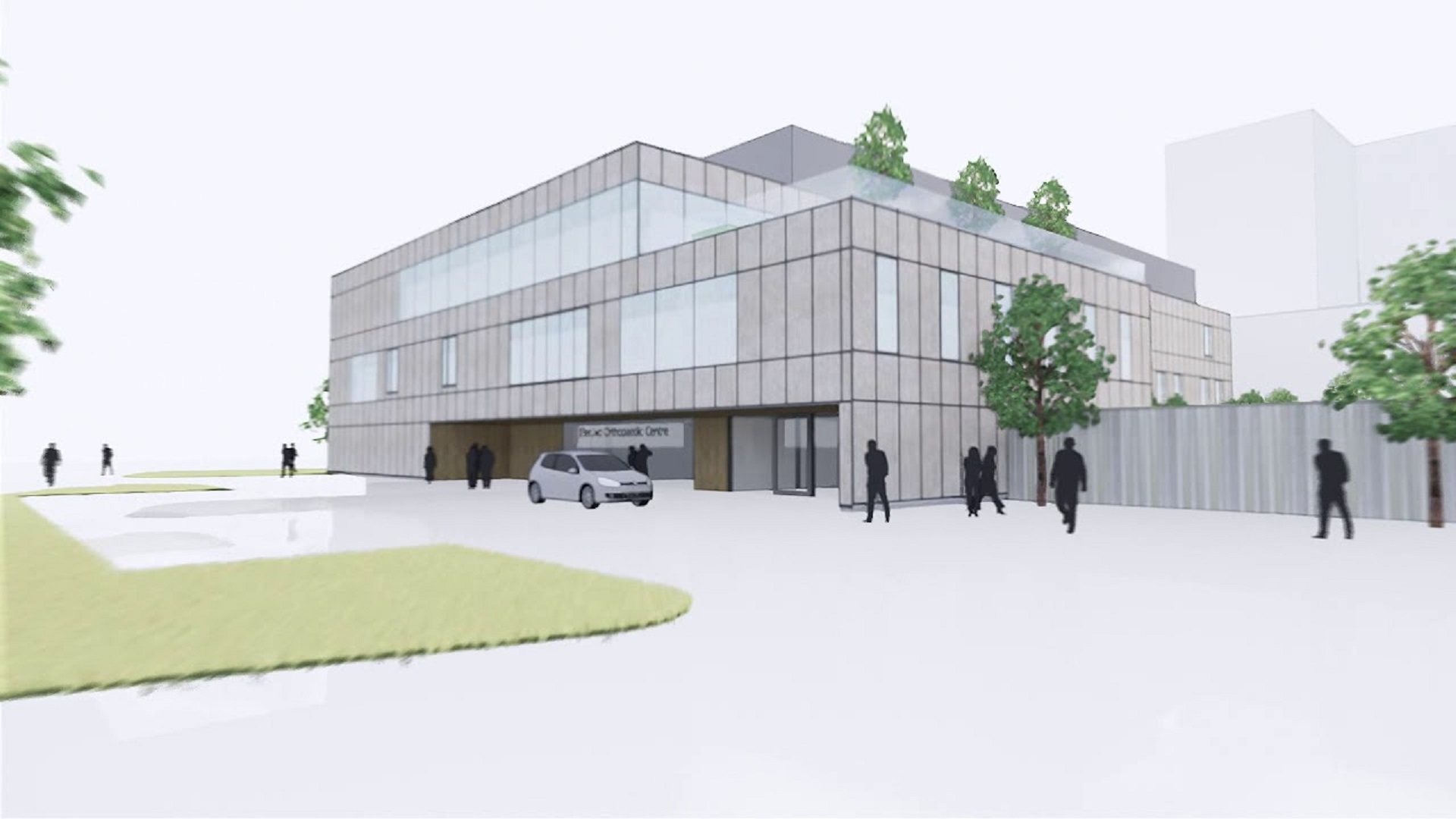 How the new orthopaedic centre might look.