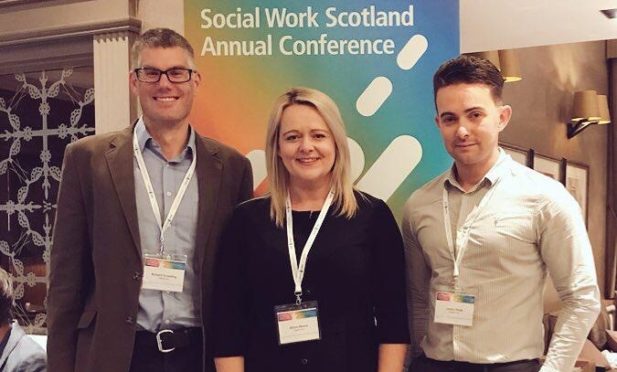 From left:  Richard Graveling, head of education, Alison Moore, managing director, James Doyle head of commissioning and marketing.