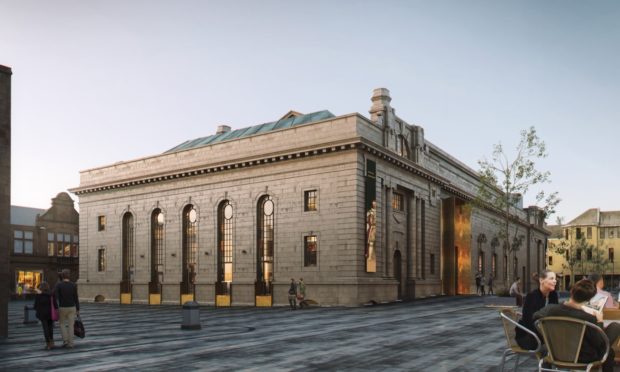 How the new advertising banners could look on Perth City Hall