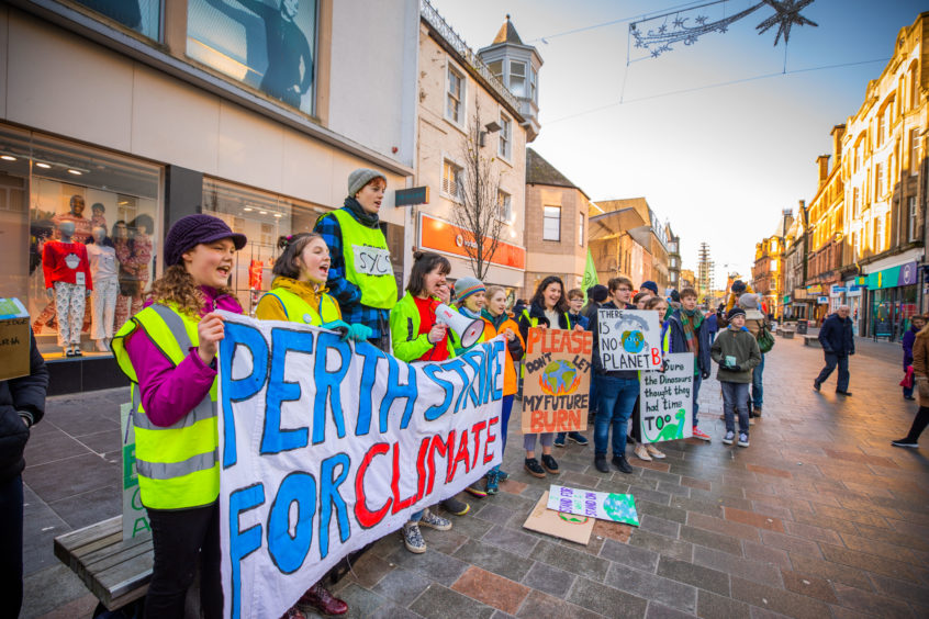 The Global Climate Strike in Perth city centre. Photos by Steve MacDougall.