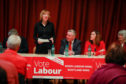 Lesley Laird addresses Labour activists at the Adam Smith Theatre in Kirkcaldy ahead of the General Election on 12th December 2019.