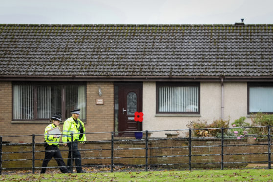 Police are continuing to investigate the death in Kinglassie