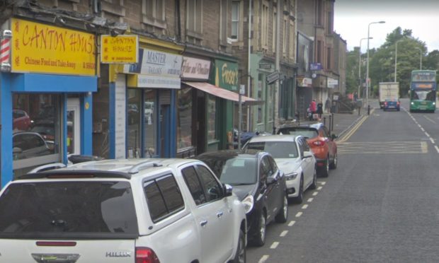 The incident happened outside Canton House on Perth Road, Dundee.