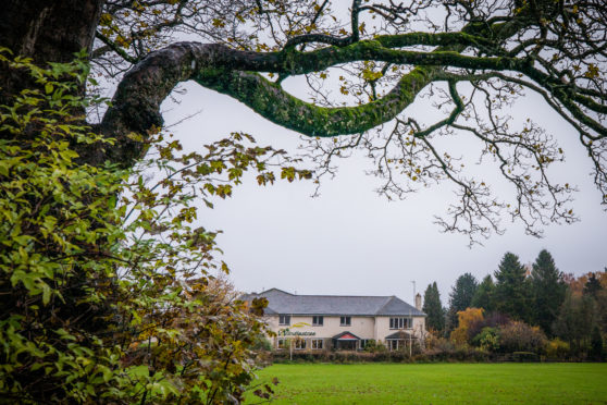 Mature trees surround the Windlestrae Hotel in Kinross