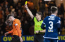 Dundee United's Calum Butcher set the tone early in the derby.