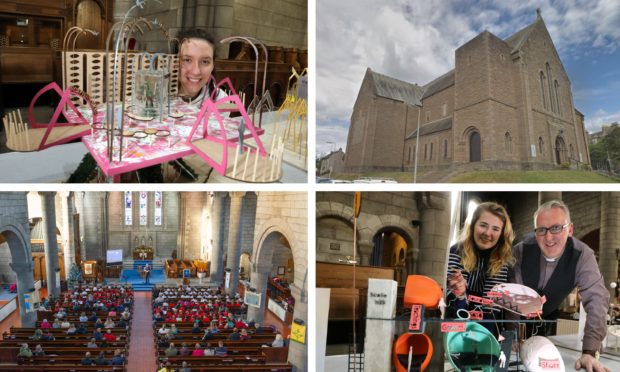 Students have unveiled their visions of a complete St John's Cross Parish Church building.