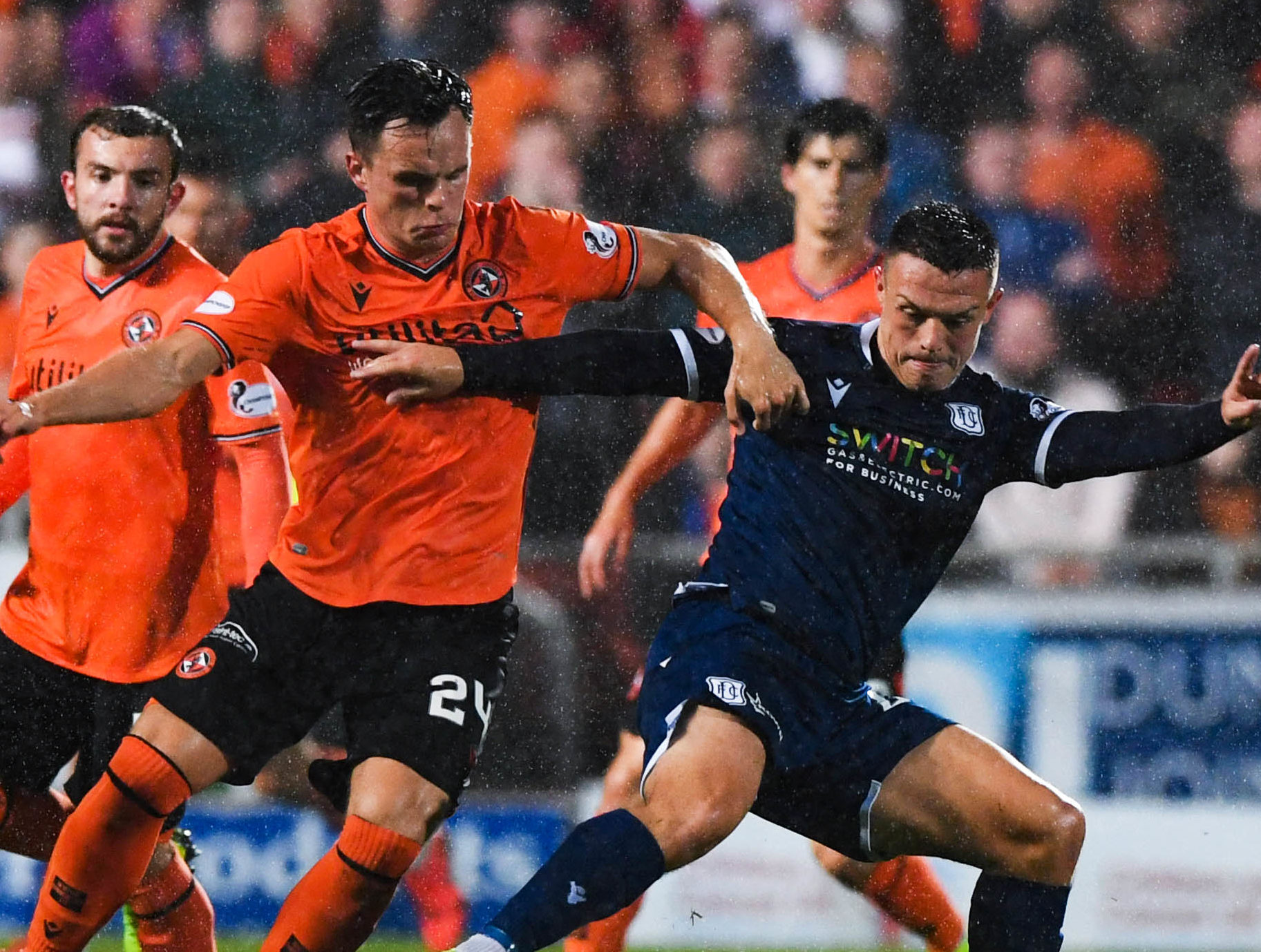 Action from the last Dundee derby.