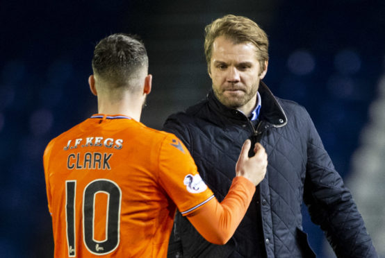 Robbie Neilson with Nicky Clark.