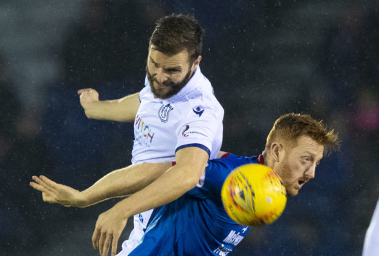 Jamie Ness in action at Inverness.