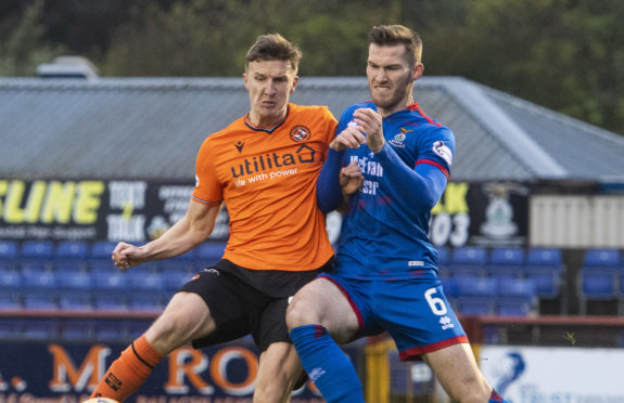 Dundee United's Paul Watson in action.