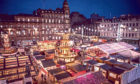 Glasgow Christmas Market, George Square.