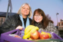 Pauline Lockhart and Carol Malone, who are hoping to open a social supermarket in Forfar.