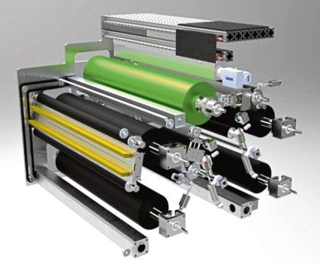 Ceres Holographics' film printing machine