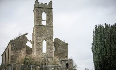 The Auchtergaven and Moneydie Church will remained fenced off