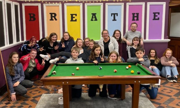 Youngsters have been using the Breathe Centre in Aberfeldy for a month now.