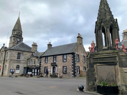 The Covenanter Hotel doubled up as Mrs Baird's B&B in the hit show Outlander.