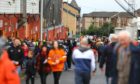 Fans ahead of the Dundee United-Dundee clash in August.