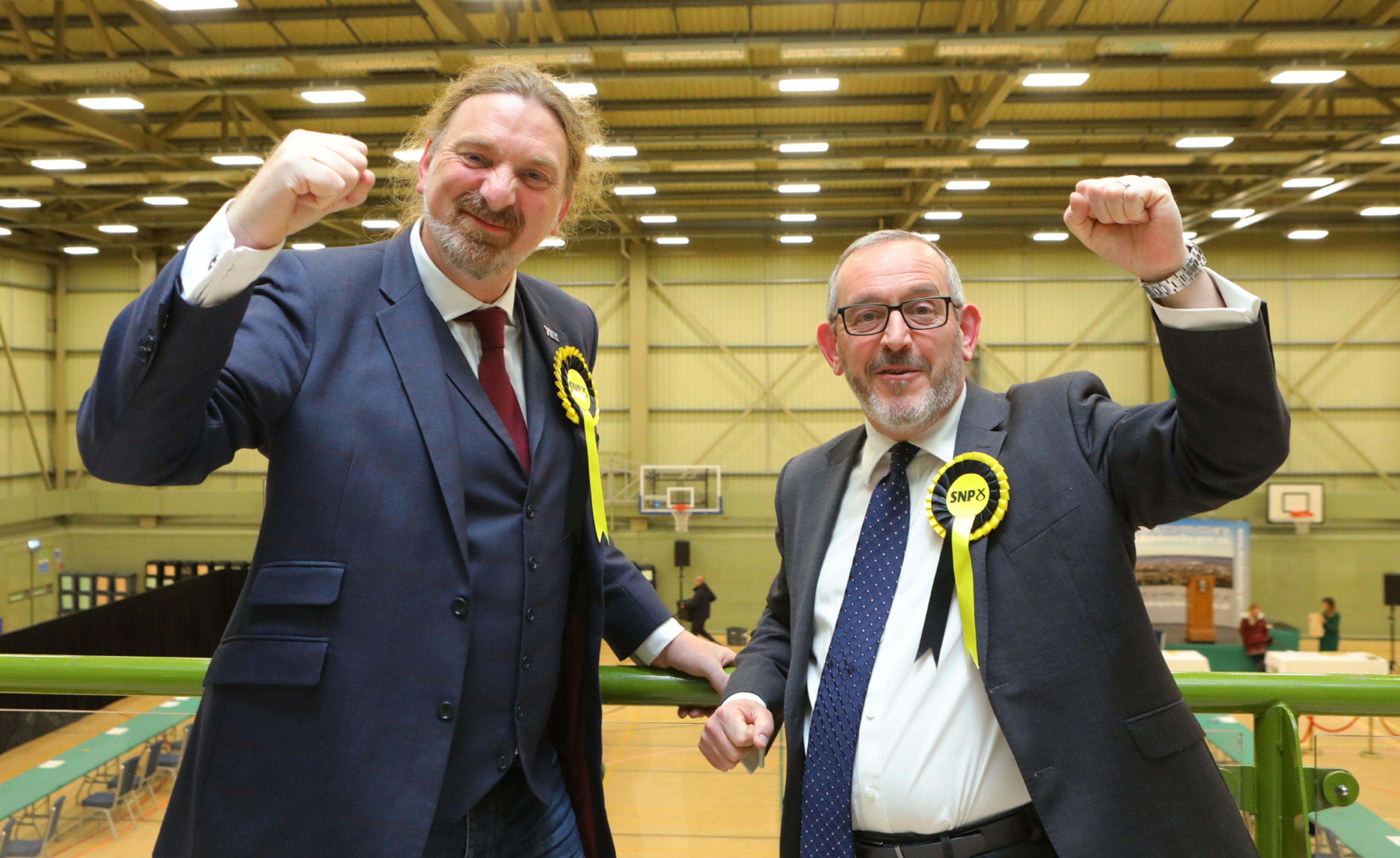 Chris Law and Stewart Hosie increased their majorities.