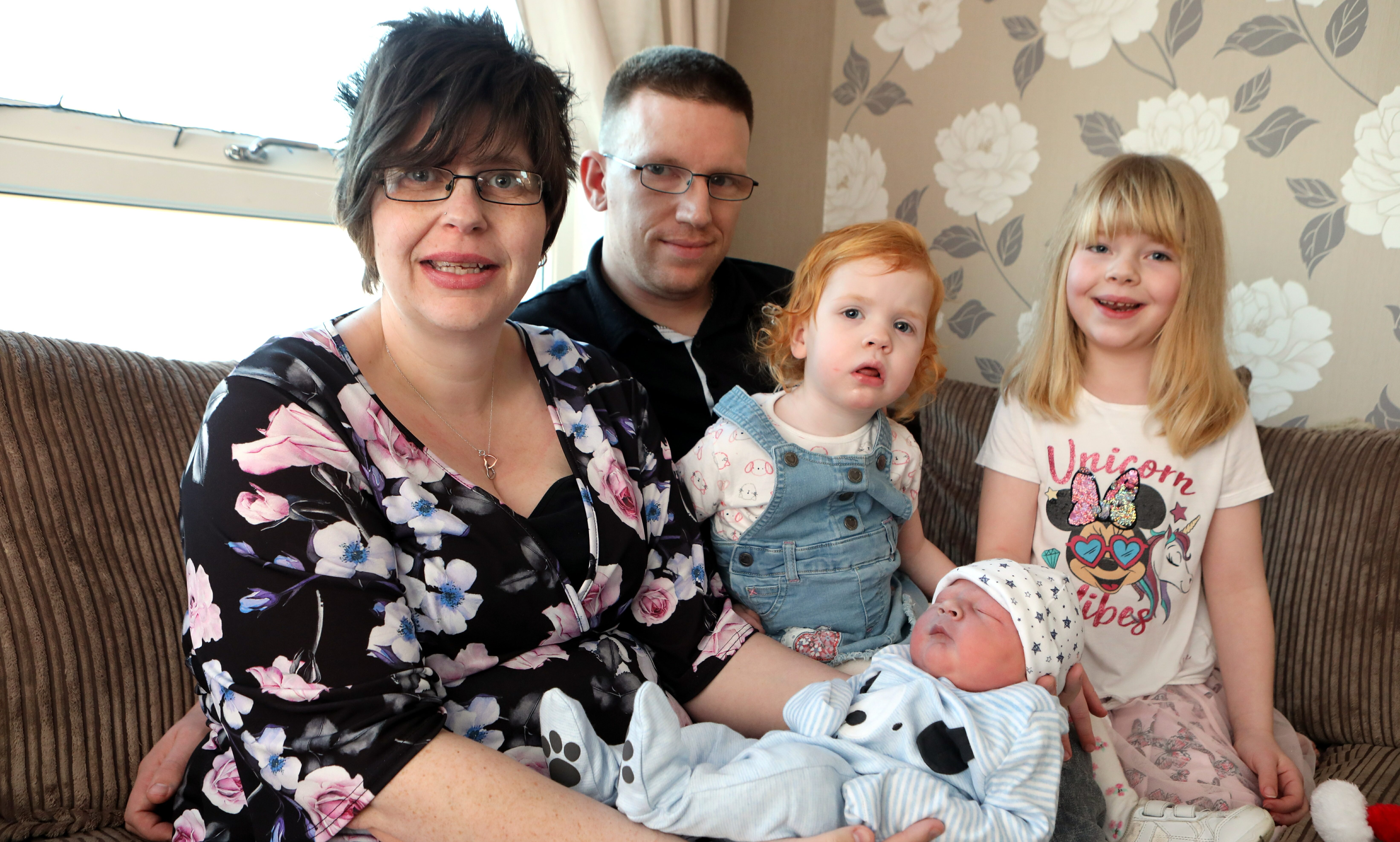 Louise Fairweather (36) & Kevin Clark (34) from St Cyrus welcomed baby Jacob at 1.13am on Christmas Day.