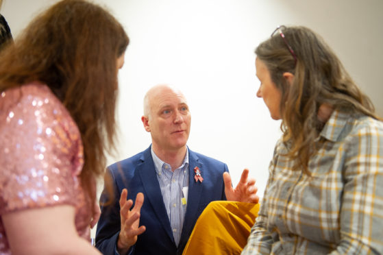 Joe Fitzpatrick meets brain injury survivors.