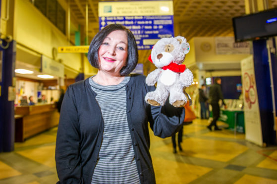 The Sunshine Box founder Fiona Martin at Ninewells Hospital.