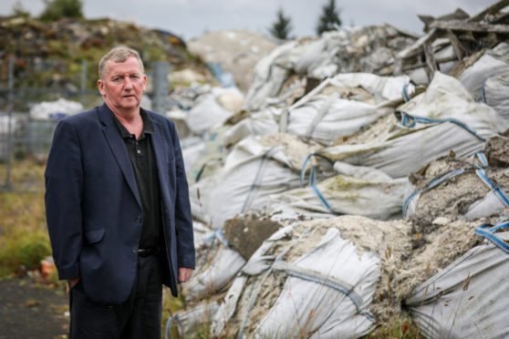 Alex Rowley at the M90 Commerce Park in August, last year.