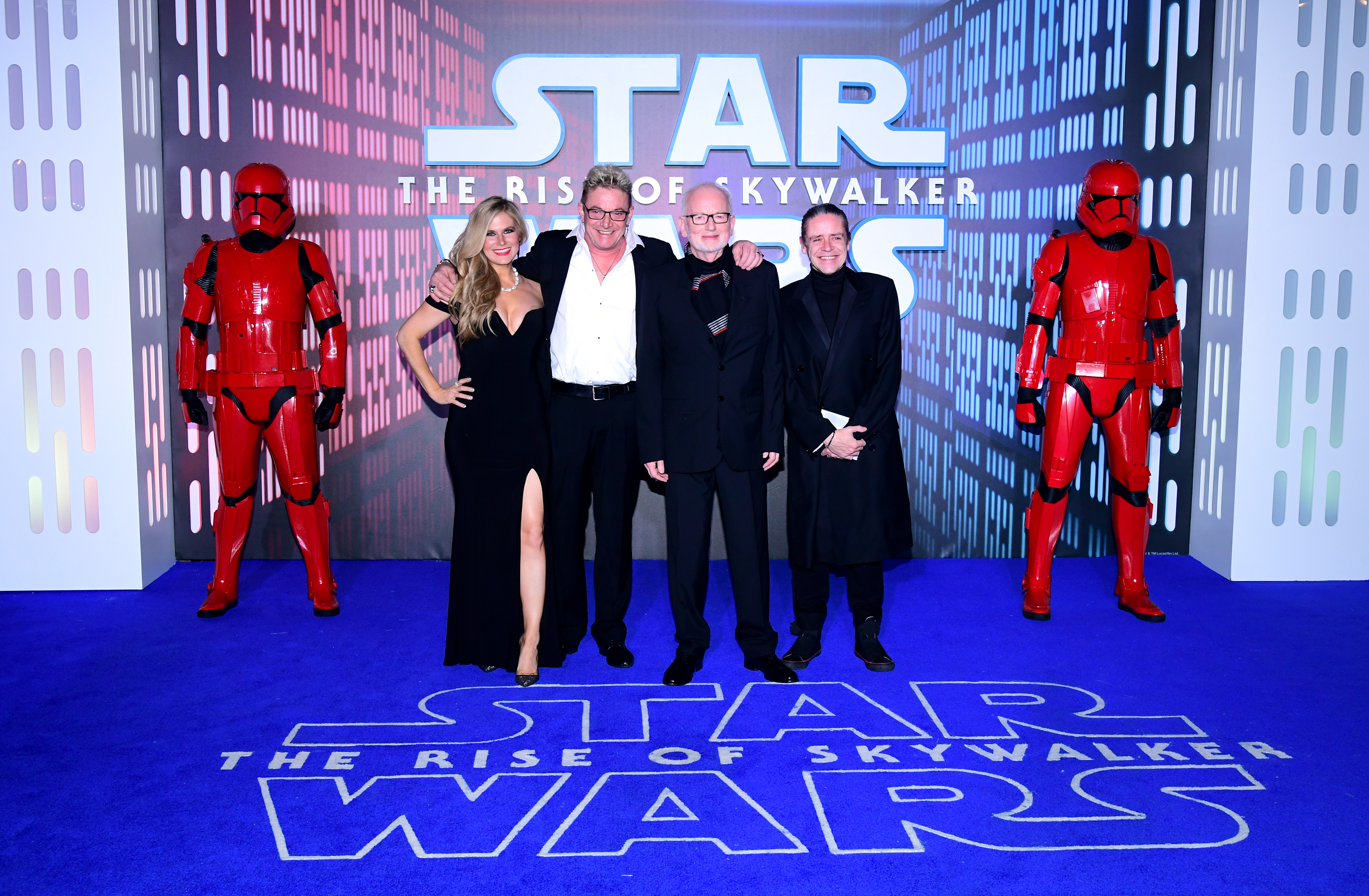 Ian McDiarmid and family attending the Star Wars: The Rise of Skywalker Premiere at Cineworld, Leicester Square, London.