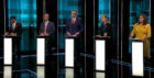 Some of the participants in the ITV leaders debate.