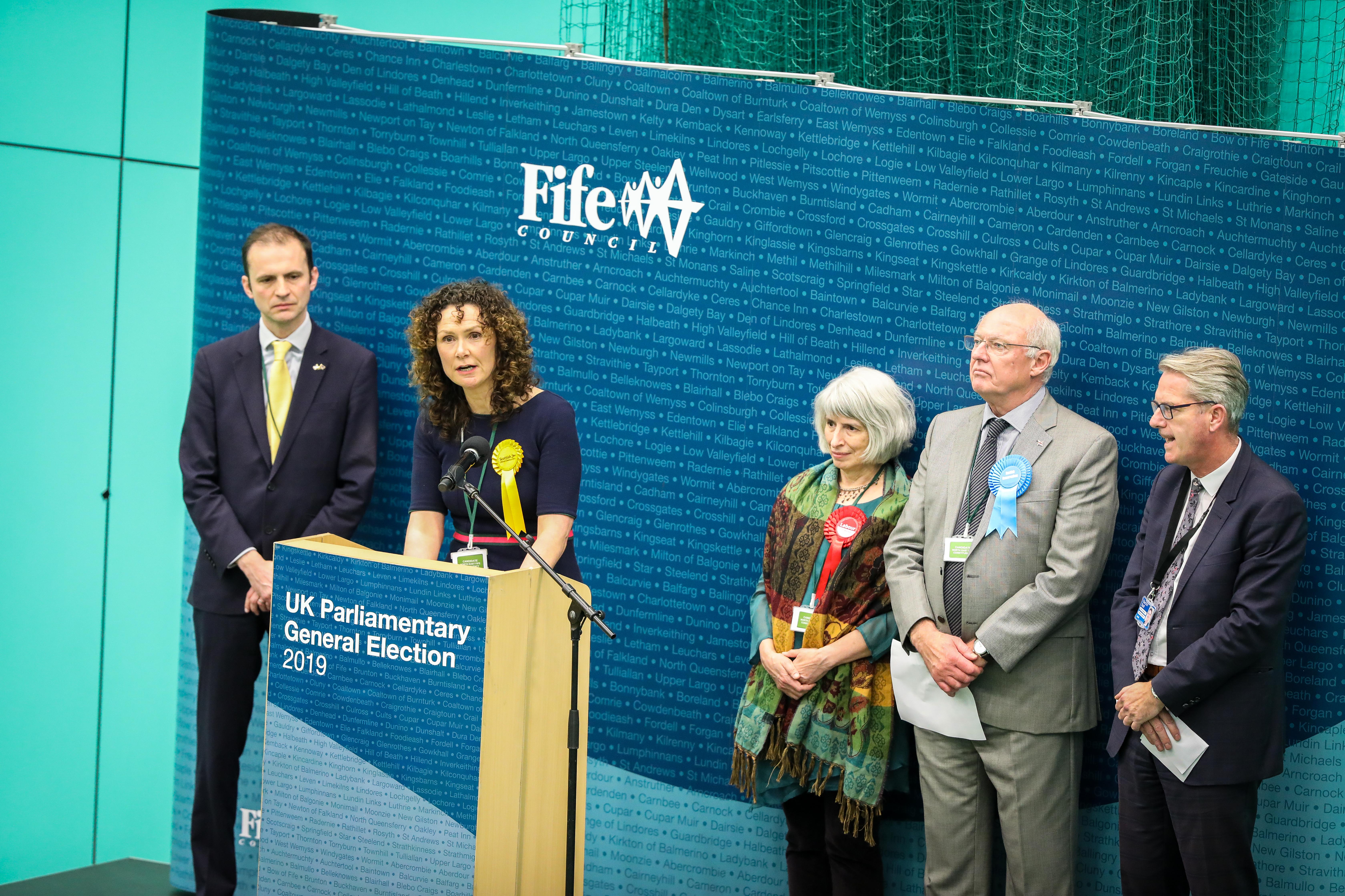 Wendy Chamberlain wins the North East Fife seat for the Lib Dems.