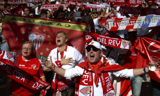 Sevilla FC fans.