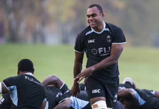 Fiji's Leone Nakarawa was a huge favourite at Scotstoun.