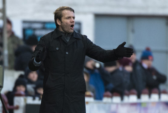 Robbie Neilson at Gayfield.