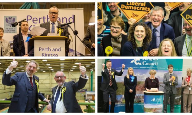 Some photos from the 2019 General Election across Tayside and Fife.
