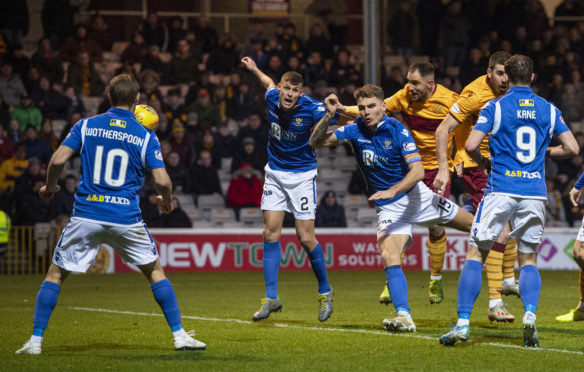 Motherwell's second goal.
