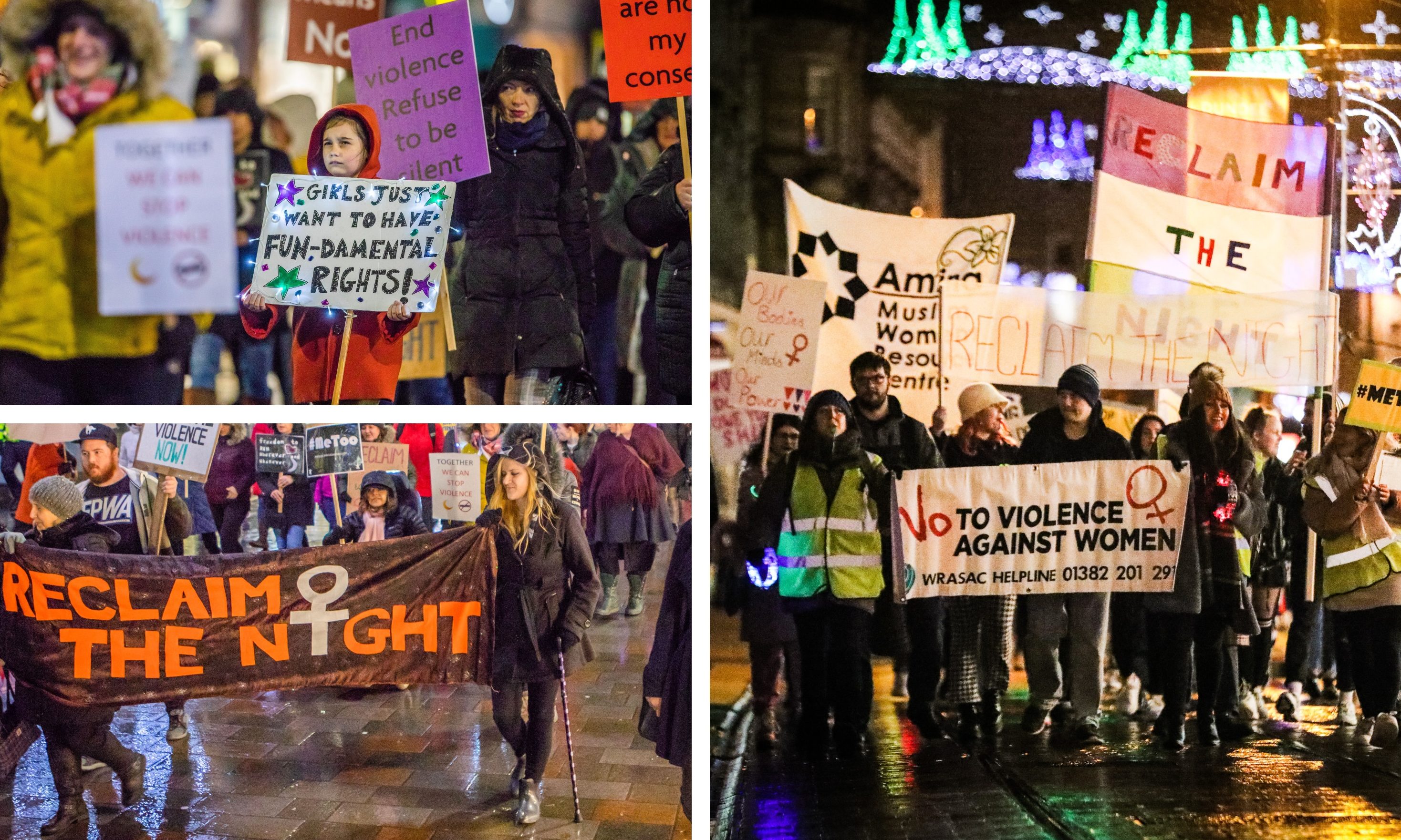 Reclaim the Night in Perth and Dundee.