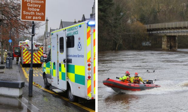 The search for Michael McGannon on Sunday.