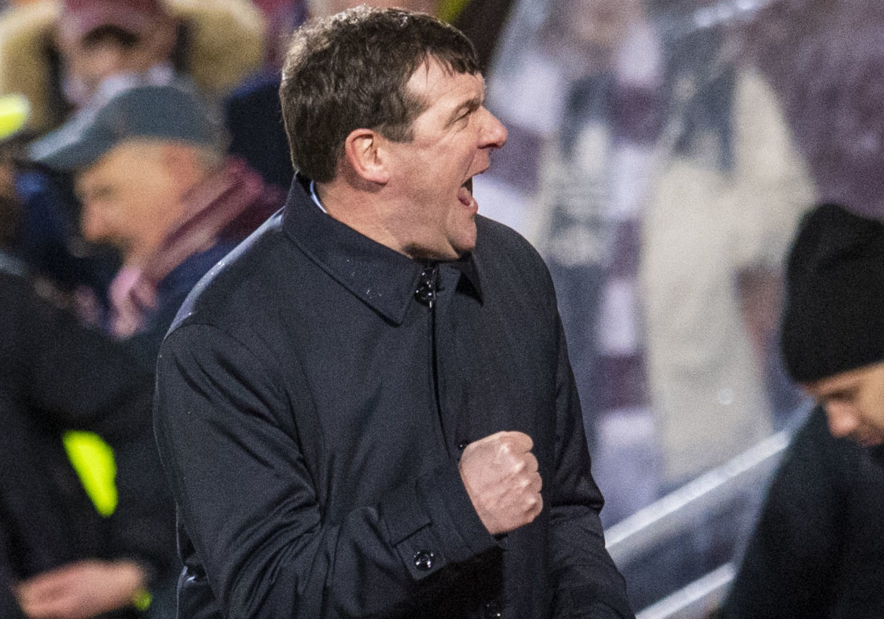 Tommy Wright at full-time.