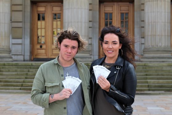 Kyle Falconer and Jill Gibson.