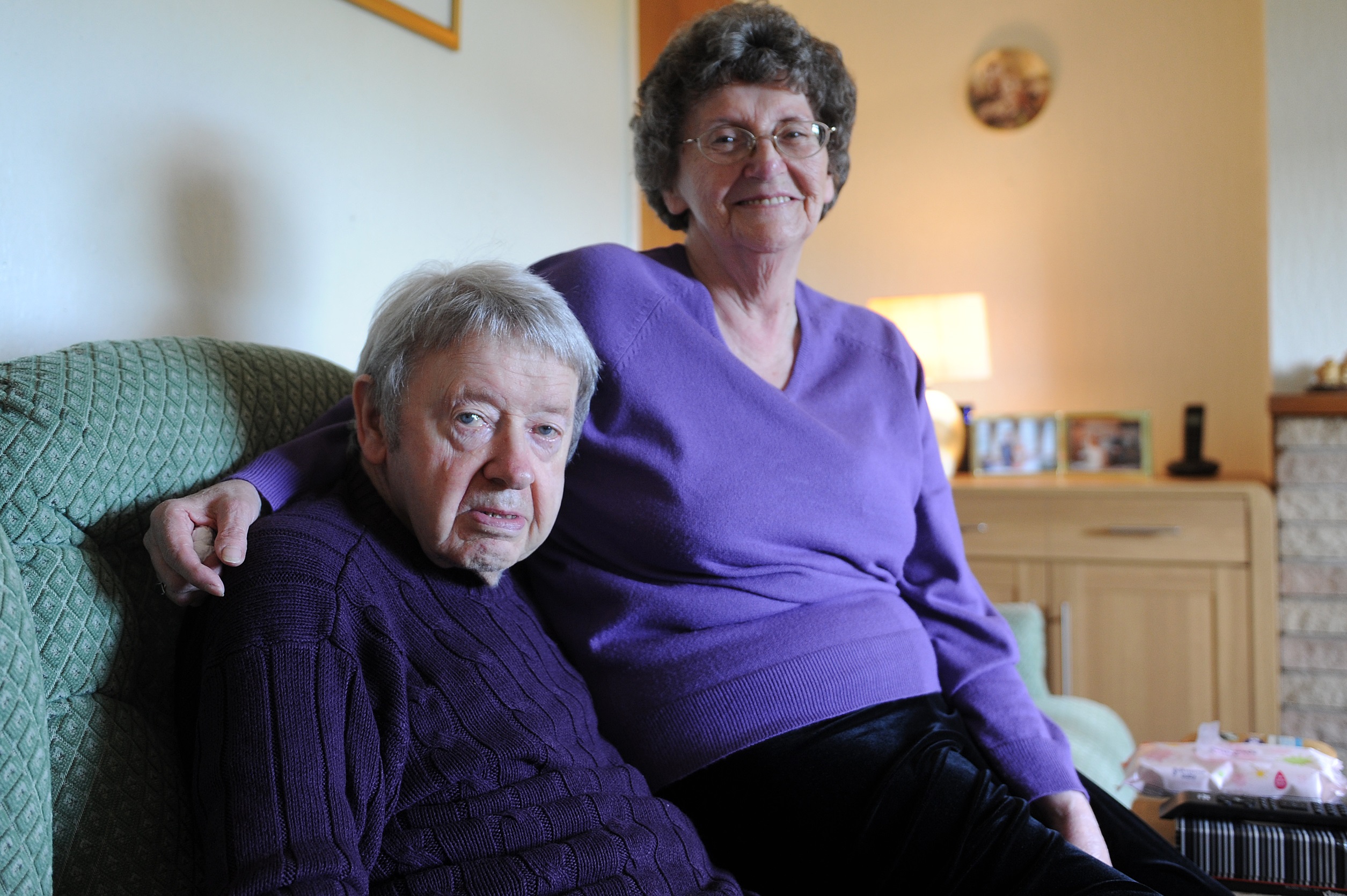 Mel and Jean Ballantyne, pictured at home in Craigrothie.