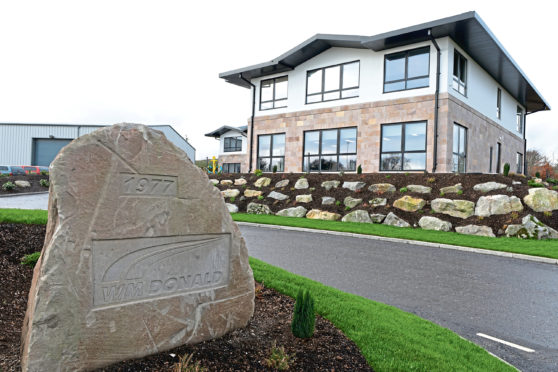 The Netherley HQ of W M Donald which was formally opened by the Duke of Rothesay. Picture: Dougie Nicolson.