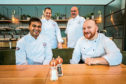 Four of the chefs who will be cooking up a culinary storm for The Menu Food and Drink Awards 2020 at Dundee's Apex Hotel:  Praveen Kumar, Paul Newman, Martin Hollis and Graham Paulley.