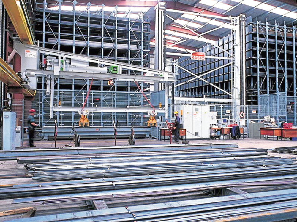 Brown & Tawse Dundee's automated racking and retrieval system.