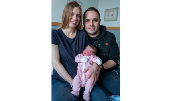 Andrew and Rachel Boler with Robyn May.